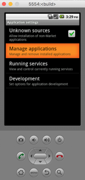 Manage Application